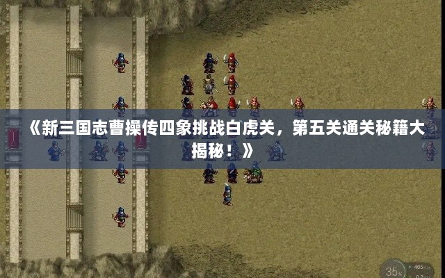 《新三国志曹操传四象挑战白虎关，第五关通关秘籍大揭秘！》