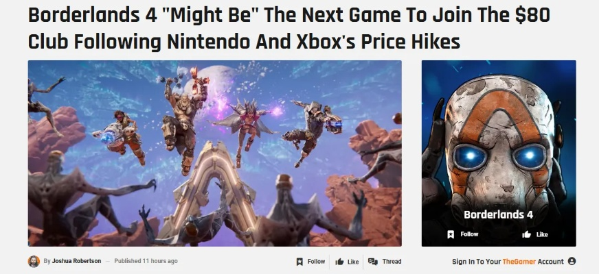 《无主之地4》价格大比拼：揭秘哪个平台最实惠