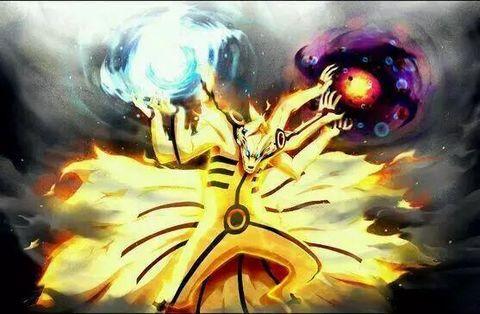 火影忍者：鸣人变九尾的经典瞬间，震撼全场！