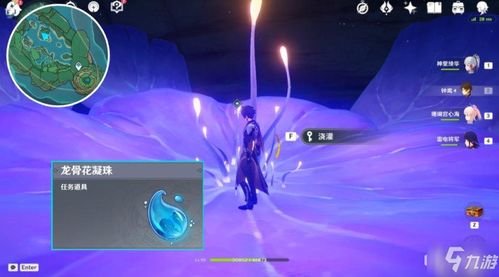 《原神》2.4版食莲者任务攻略：龙骨花凝珠有何独特功效？