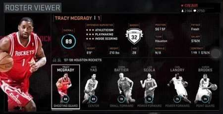 库里与麦迪能力值对比：揭秘NBA2K16传奇球星实力巅峰