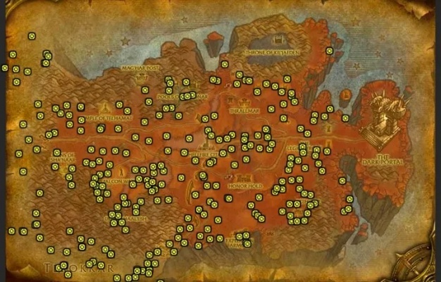 魔兽世界铁矿石挖掘宝地全解析