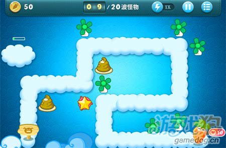 保卫萝卜天际9金萝卜攻略图全解析