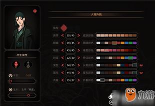 《太吾绘卷》捏脸技巧揭秘：天人出生特质深度解析，解锁个性化角色塑造秘籍