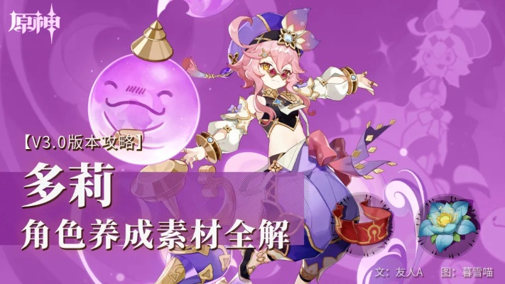 《原神》3.0多莉突破必备：高效素材搜集攻略大揭秘