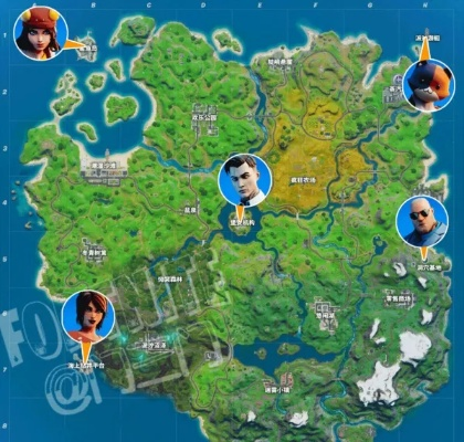 堡垒之夜混沌大地宝箱分布攻略：高清位置图解解析