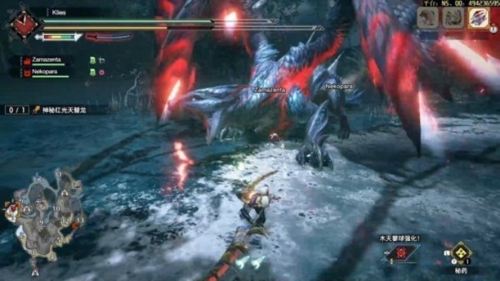 神秘红光天慧龙攻略揭秘：崛起怪物猎人高效打法解析