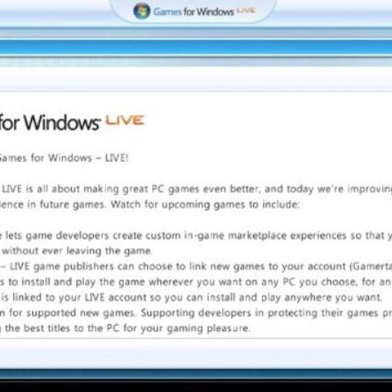 Games for Windows - Live：如何连接Microsoft Live服务玩游戏