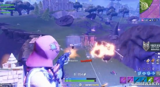 《堡垒之夜》Tfue精彩集锦：盲狙绝技，一击必杀！