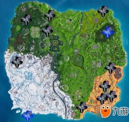 《堡垒之夜》地图神秘点位揭秘：未命名地区别称大盘点
