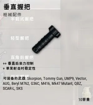 《绝地求生》新版本握把攻略：如何挑选最佳握把提升弹道精准度