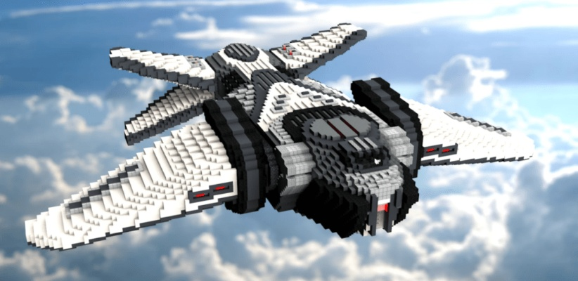 我的世界活塞飞船，虚拟世界中的创意航船