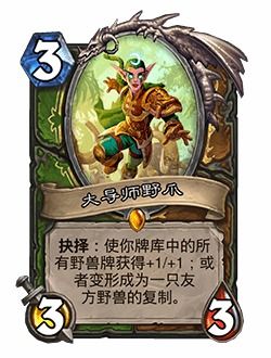 炉石传说猎人卡组（  有哪些必备卡牌）