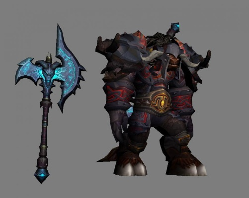 魔兽世界牛头战士幻化，在艾泽拉斯塑造独特战斗风格