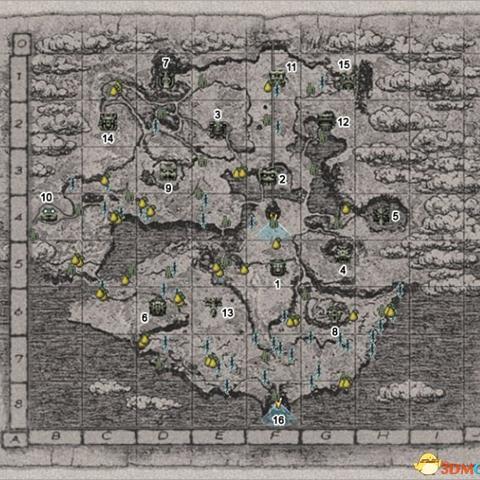 《旺达与巨像》地图攻略：必胜存档点、果树分布及白尾蜥蜴捕捉技巧揭秘