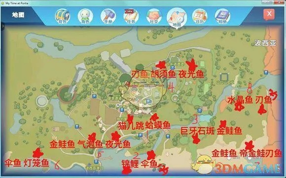 《波西亚时光》钓鱼攻略：揭秘鱼类分布与高阶技巧，轻松升级！