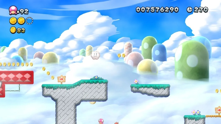 《新超级马力欧U豪华版》1-3关星币攻略：高效收集技巧揭秘