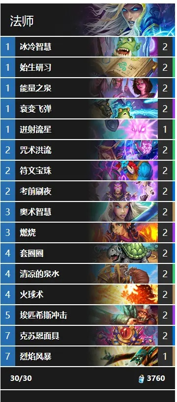 十一星全法术法卡组攻略：炉石传说顶级组合深度解析