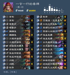 炉石传说火凤奇迹贼卡组攻略：揭秘全新胜率奇招