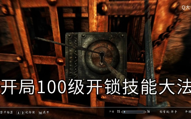 上古卷轴4开锁器攻略：轻松解锁秘境，解锁技巧大揭秘！