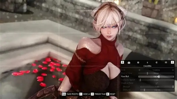 《上古卷轴4重制版》银发女角色捏脸教程，解锁个性造型新技巧