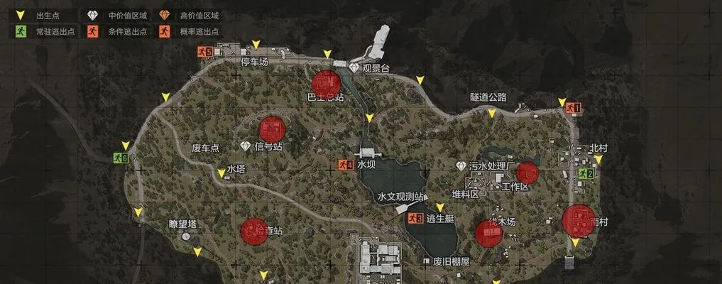 《暗区突围》前线要塞攻略：深度解析地图布局与战术技巧揭秘