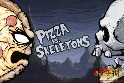 披萨大战骷髅2：魔性搞笑闯关游戏，巨大披萨横扫骷髅军团！