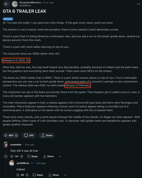 《GTA6》发售再延期，2025年Q1发售计划成历史，揭秘全新发售日揭晓