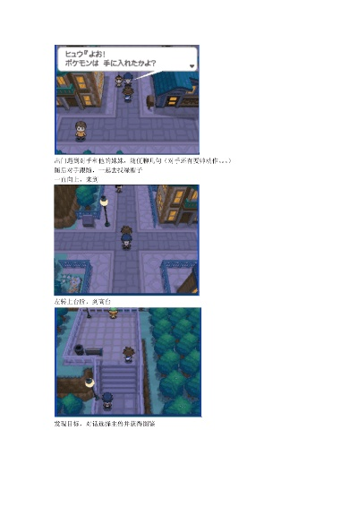 口袋妖怪黑 2一周目详细攻略 口袋妖怪黑 2一周目详细攻略