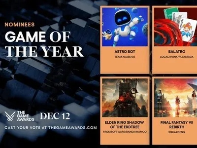 TGA玩家之声投票启动！30款热门游戏角逐年度最佳，创新力再升级