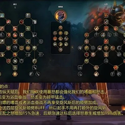 为什么你的狂暴战总打不高?90%玩家都踩过的天赋误区 为什么你的狂暴战总打不高?90%玩家都踩过的天赋误区