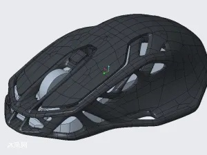 轻量化新神鼠英菲克3D打印鼠标惊艳亮相，镂空设计引领创新潮流