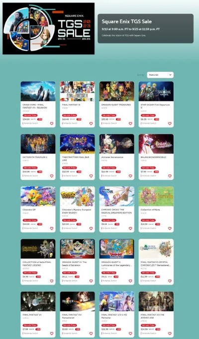 史低狂欢!《FF7重生》《八方旅人》等经典大作惊现超值优惠,抢购从速! 史低狂欢!《FF7重生》《八方旅人》等经典大作惊现超值优惠,抢购从速!