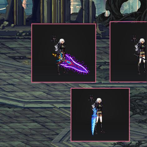 DNF 黑刀 暗月 13 外观，闪耀于阿拉德的神秘利刃