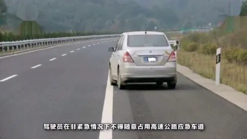 货车司机高速应急车道停车沉迷游戏，罚款警示新规严防“瘾驾”
