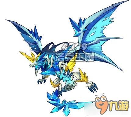 洛克王国暗影冰龙王技能石，冰与暗的传奇秘宝