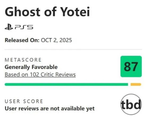 羊蹄山下载失利，PS5榜单前五名竟无其身影，新低纪录令人惋惜