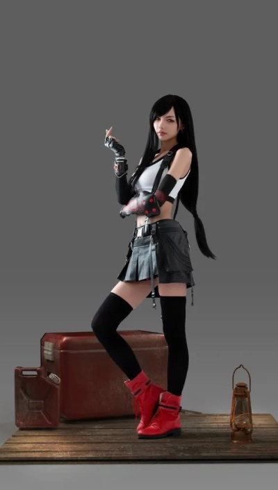 韩国Coser完美演绎《最终幻想7》蒂法,神态可人身姿曼妙再现经典 韩国Coser完美演绎《最终幻想7》蒂法,神态可人身姿曼妙再现经典
