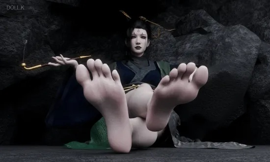 足控狂欢！《黑神话钟馗》四妹裸足厨娘惊艳亮相，足感盛宴！