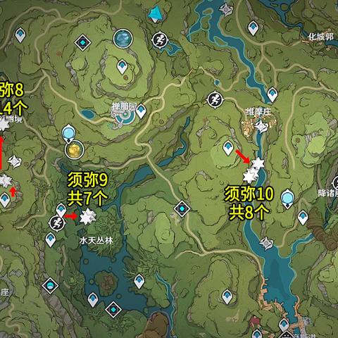 劫波莲全位置图解，纳西妲突破材料3分钟极速采集路线（2025实测）