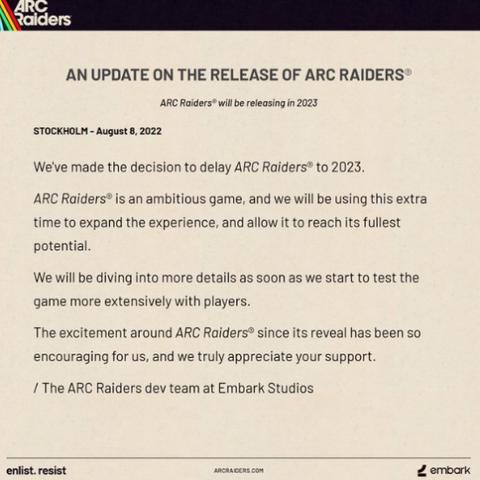 ARC Raiders热度不减，每周近600万玩家涌入