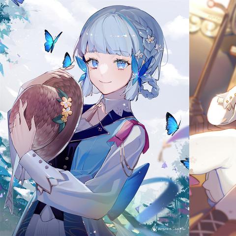 原神3.5风花节终极指南，迪希雅强度实测+神里绫华复刻抽取决策树