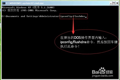 步骤1，清除DNS缓存