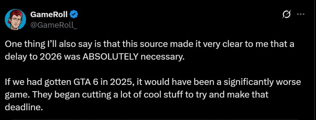 玩家利用PS5漏洞把《GTA6》添加至“最近游玩”列表