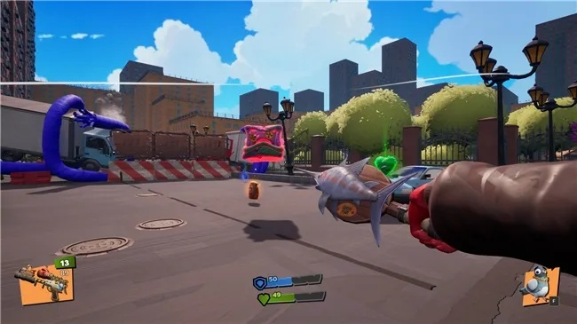 免费畅玩射击游戏顽绒煞 GRIMPS，一起把绒布球射个精光！