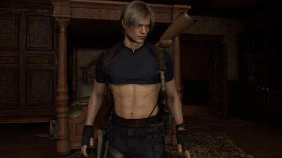 生化危机9里昂性感模组亮相,上半身全然赤裸,感官刺激来袭! 生化危机9里昂性感模组亮相,上半身全然赤裸,感官刺激来袭!