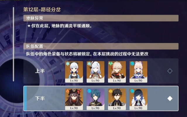 原神深渊12层打不满？2026年Q1三大T0配队循环轴与实战走位全解析