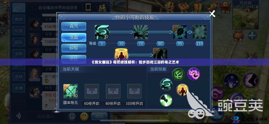 倩女幽魂医生加点2026绝密档案，奶量MAX与毒伤爆炸的博弈论