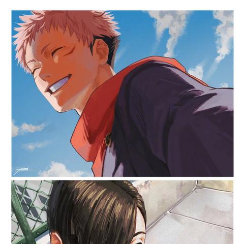 80岁单身虎杖悠仁魅力不减，30岁已婚鸣人却成这模样？