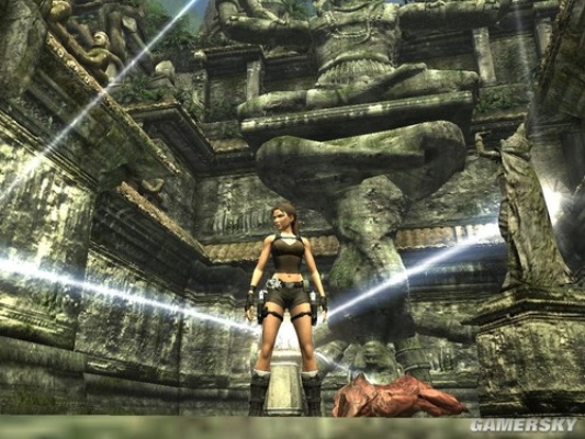 古墓丽影8地下世界，墨西哥神庙激光谜题90%玩家不知道的解法